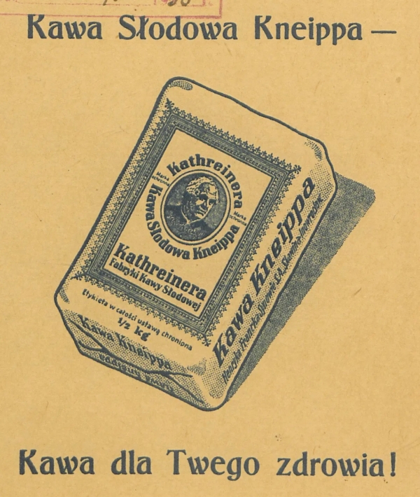 Reklama kawy Kneippa, 1936 r.