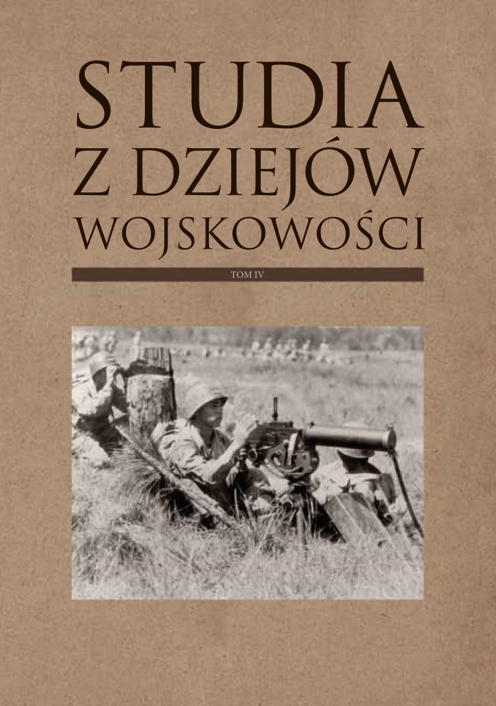 okładka - Studia z Dziejów Wojskowości t. 4