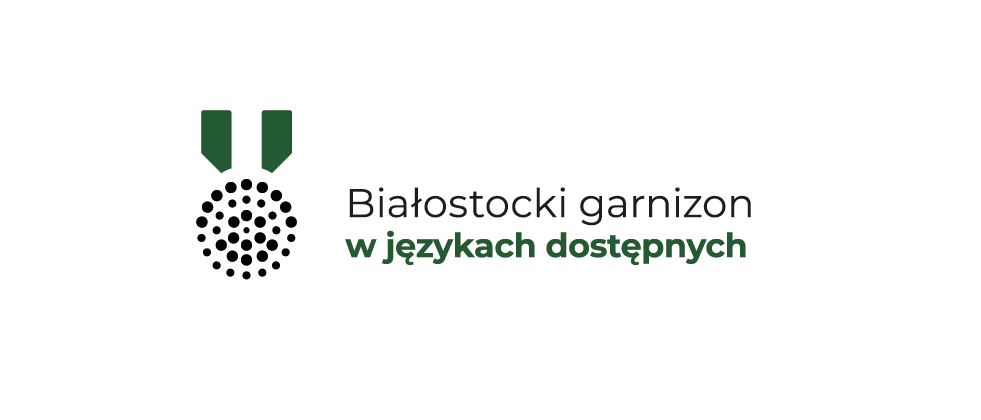 logo projektu "Białostocki garnizon w językach dostępnych"