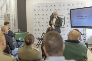 Przemawia Dyrektor Muzeum Wojska