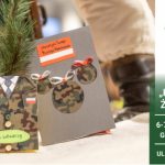 Na banerze ręcznie robione kartki świąteczne