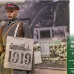 Na banerze informacje: Śladami Białostockiej Niepodległości, 22 lutego 2026, Wykład godz: 11:00 - 12:00 i 13:00 - 14:00. Warsztaty dla dzieci 11:00 - 14:00. Ul. Kilińskiego 7